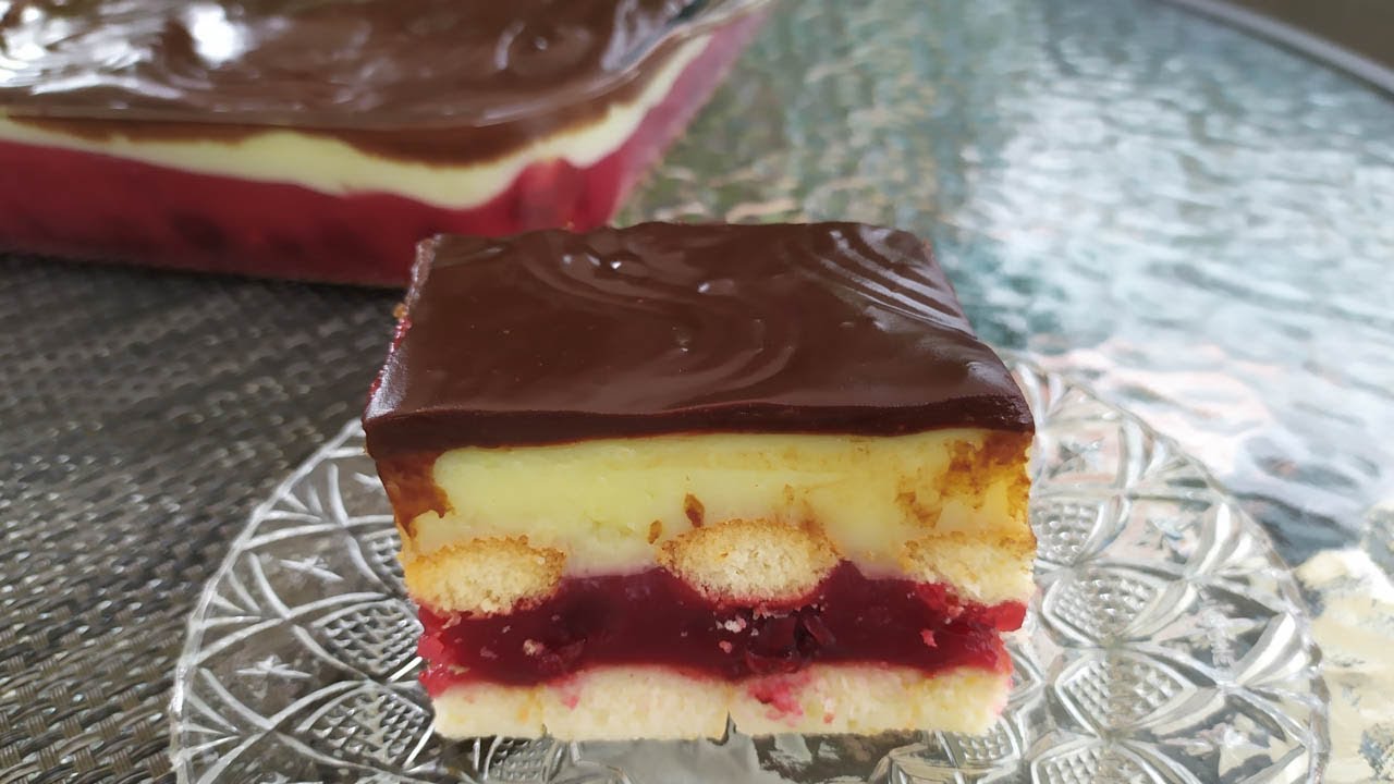 Najbrži voćni krem kolač-sa višnjama/jednostavan i preukusan