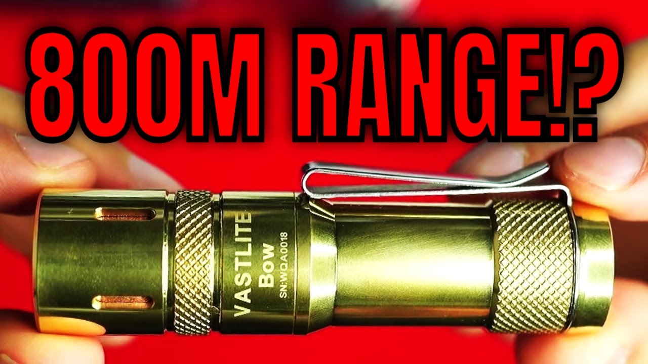 World’s Smallest Flashlight With 800m Beam? Vastlite Bow