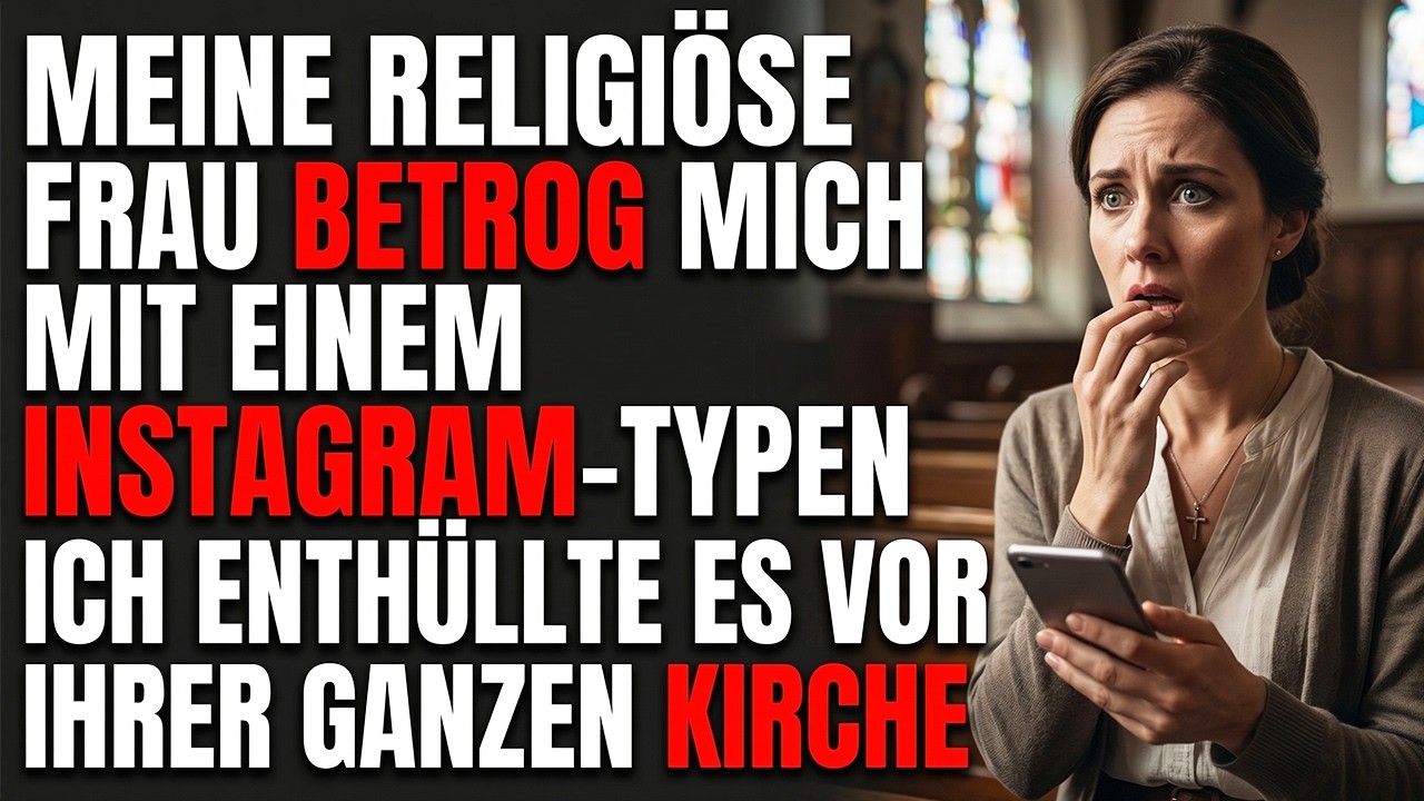 Meine fromme Frau betrog mich mit einem Instagram-Typen — ich entlarvte sie vor ihrer Kirche.