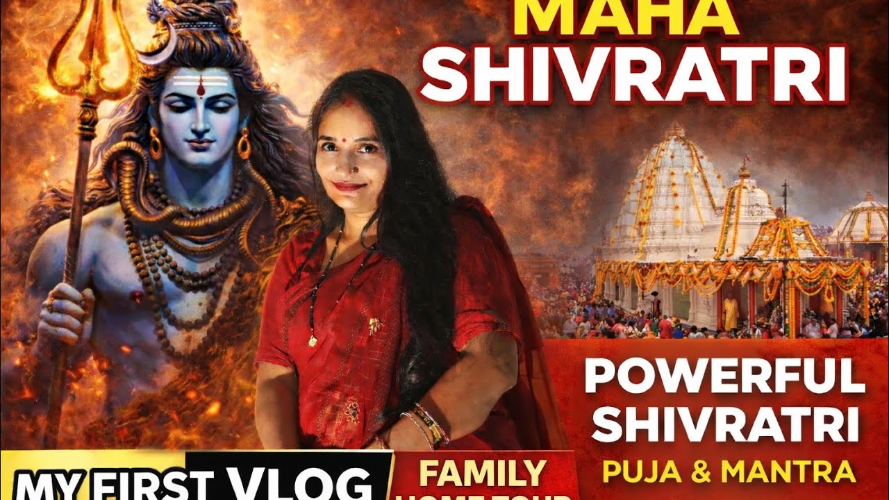 My First vlog | Mahashivratri Vlog | मेरा पहला ब्लॉग | महाशिवरात्रि ब्लॉग | Shiv Shankar Home Tour 