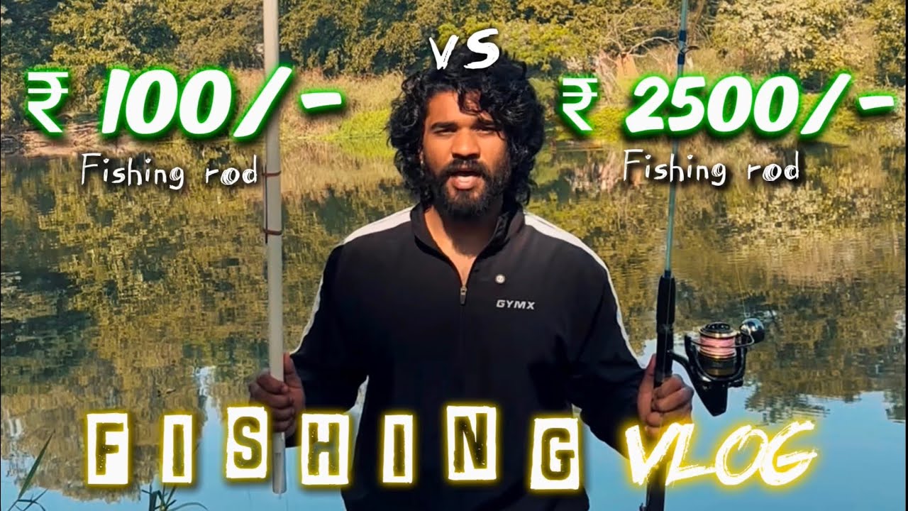 ₹100 Fishing Rod vs ₹2500 Rod - Fishing Challenge Shocking Results 😱