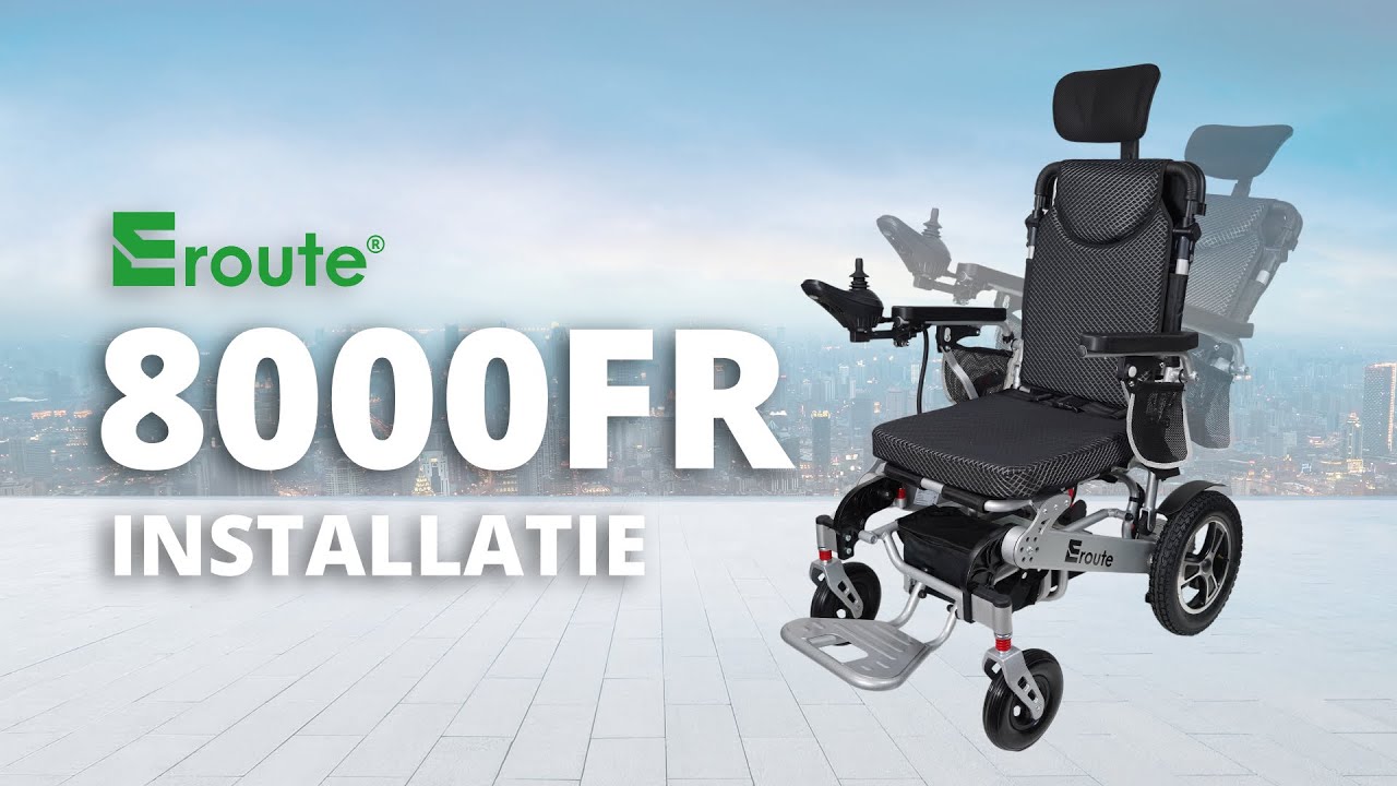 Eroute 8000FR – Automatisch opvouwbaar – Opvouwbare elektrische rolstoel – Installatie