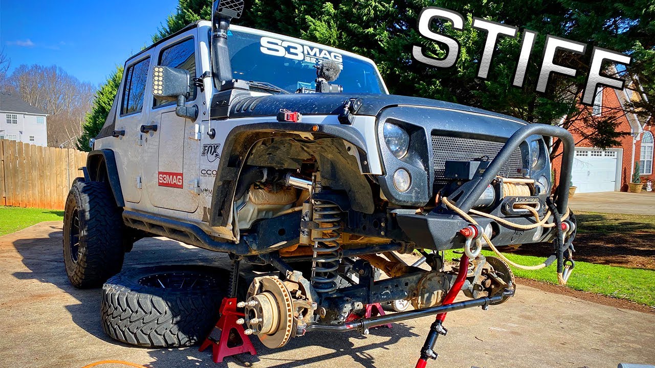 Why Does My Jeep Have Sloppy Steering? COMPLETE Jeep JK Front End OVERHAUL! (Steer Smarts)