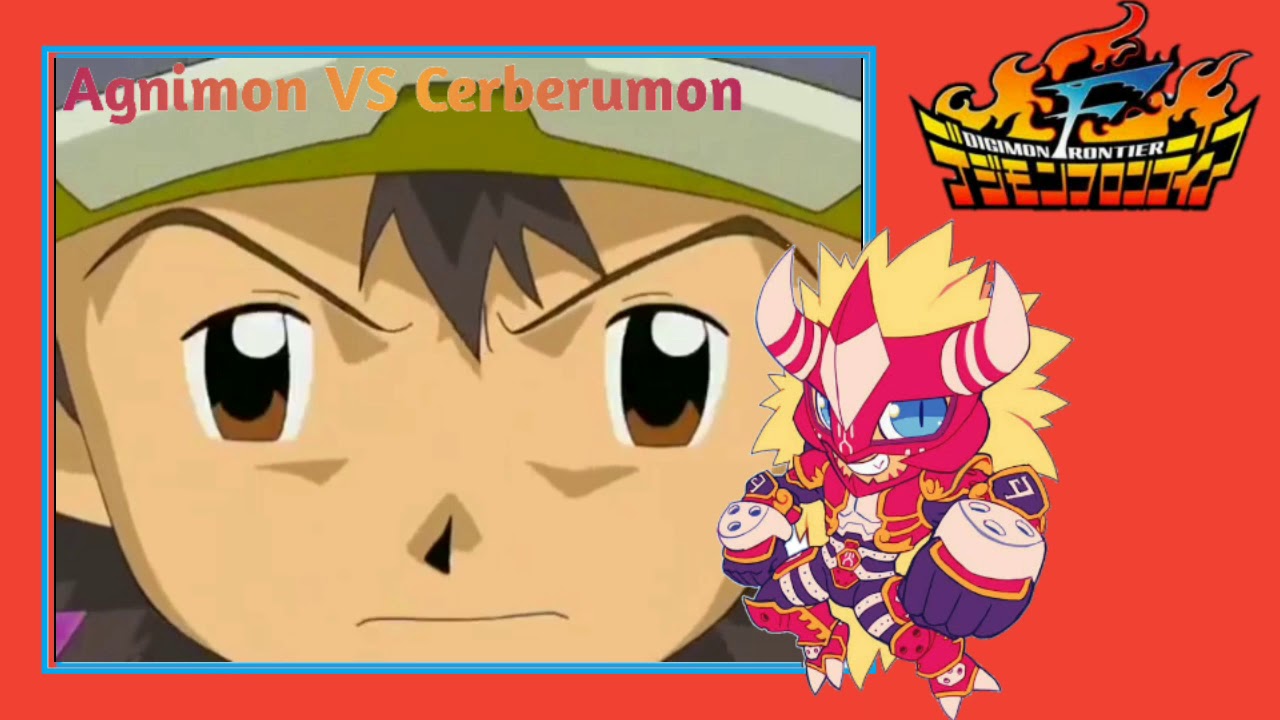 Agnimon Vs Cerberumon asub Sub Indo!!