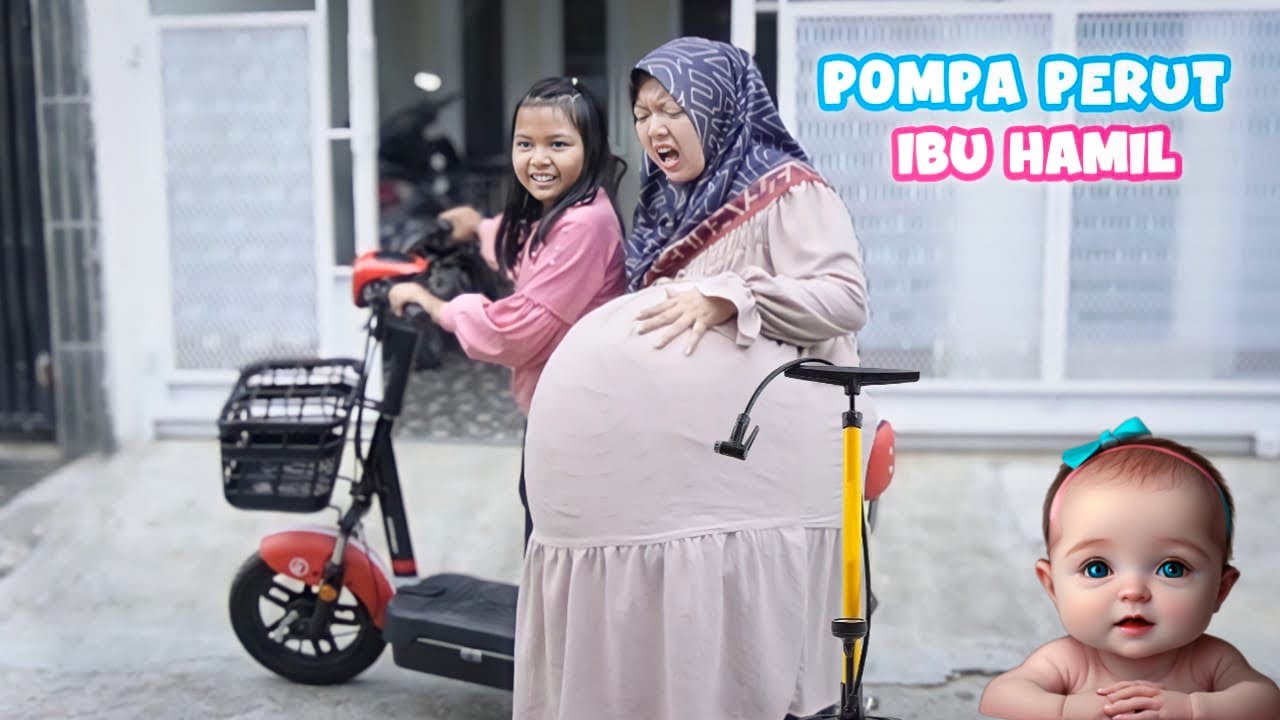 POMPA PERUT IBU HAMIL JADI BUNCIT BANGET 2