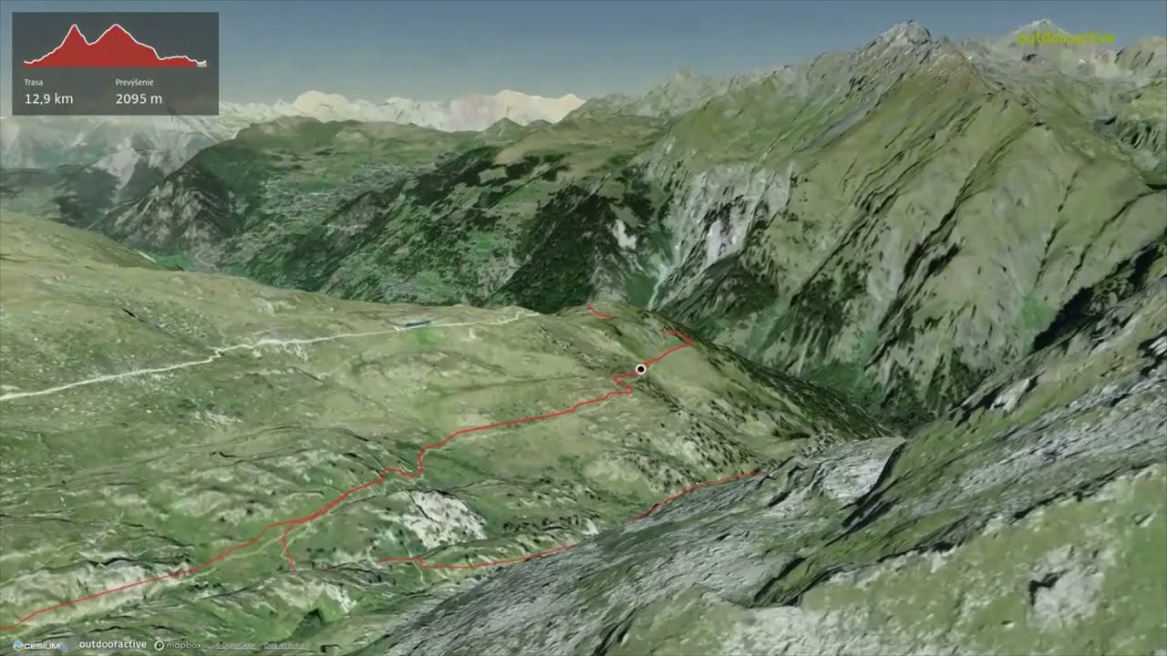 Cabane Brunet - Cabane Panossi&egrave;re ∆ hiking trails ∆ 3d-trail.com/switzerland/