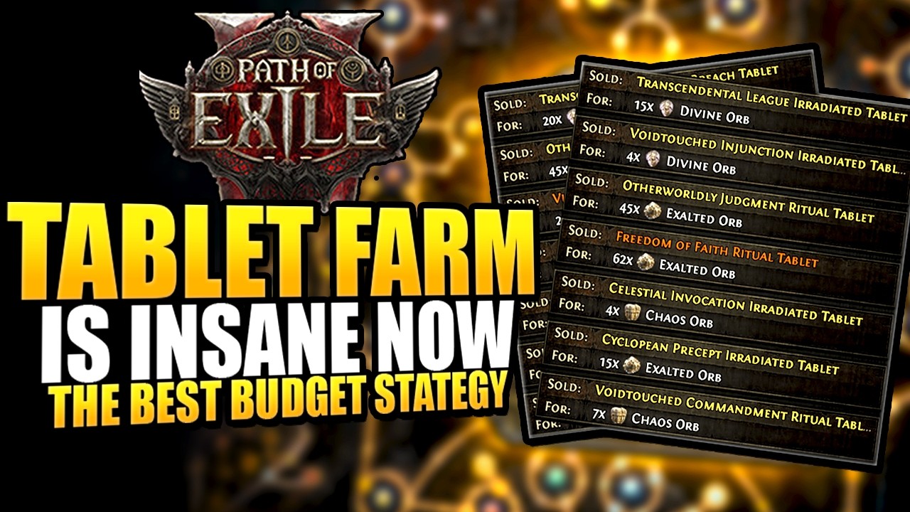 Path of Exile 2 Tablet Farming Guide: The Best Farming Strat Right Now?