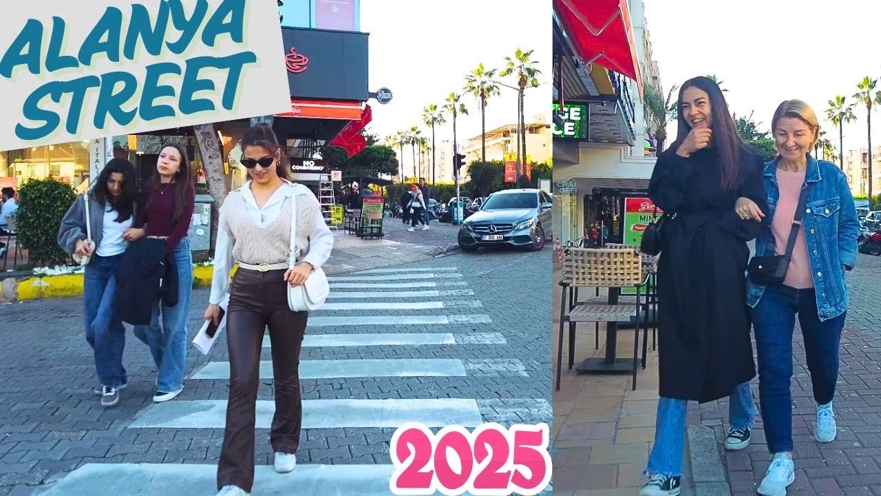 УЛИЦА АЛАНИИ 2025 ЯНВАРЬ! ЗИМА В АЛАНЬЕ! АЛАНЬЯ АНТАЛЬЯ ТУРЦИЯ ОТДЫХ ТУРЦИЯ ПУТЕШЕСТВИЕ 4K