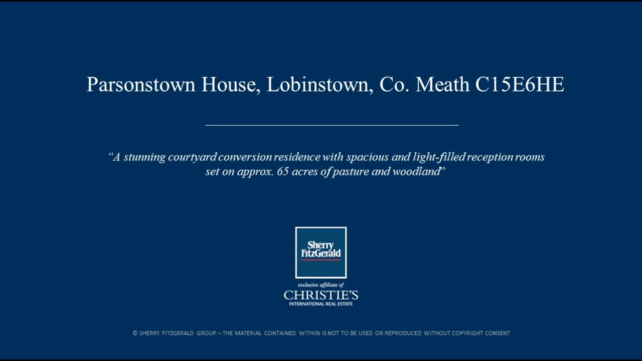 Parsonstown House, Parsonstown Demesne, Lobinstown, Co. Meath