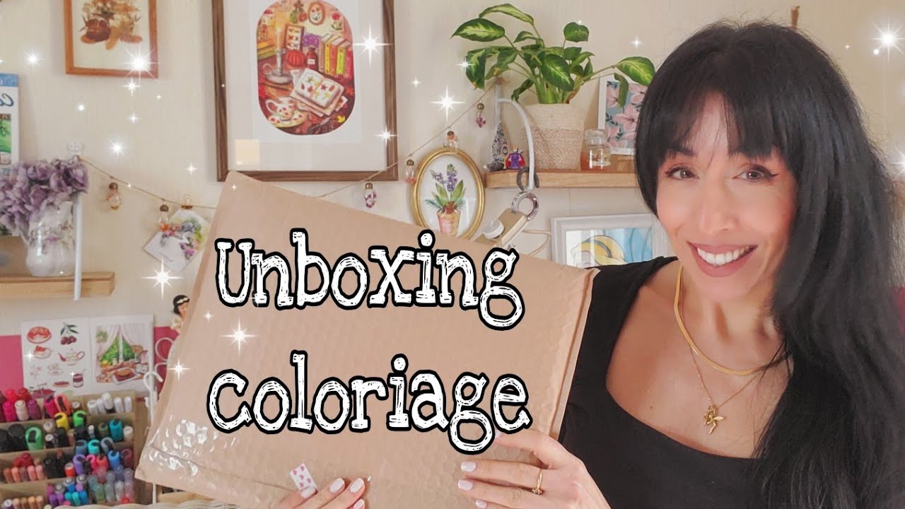 Unboxing coloriage janvier 2024🫖❄️