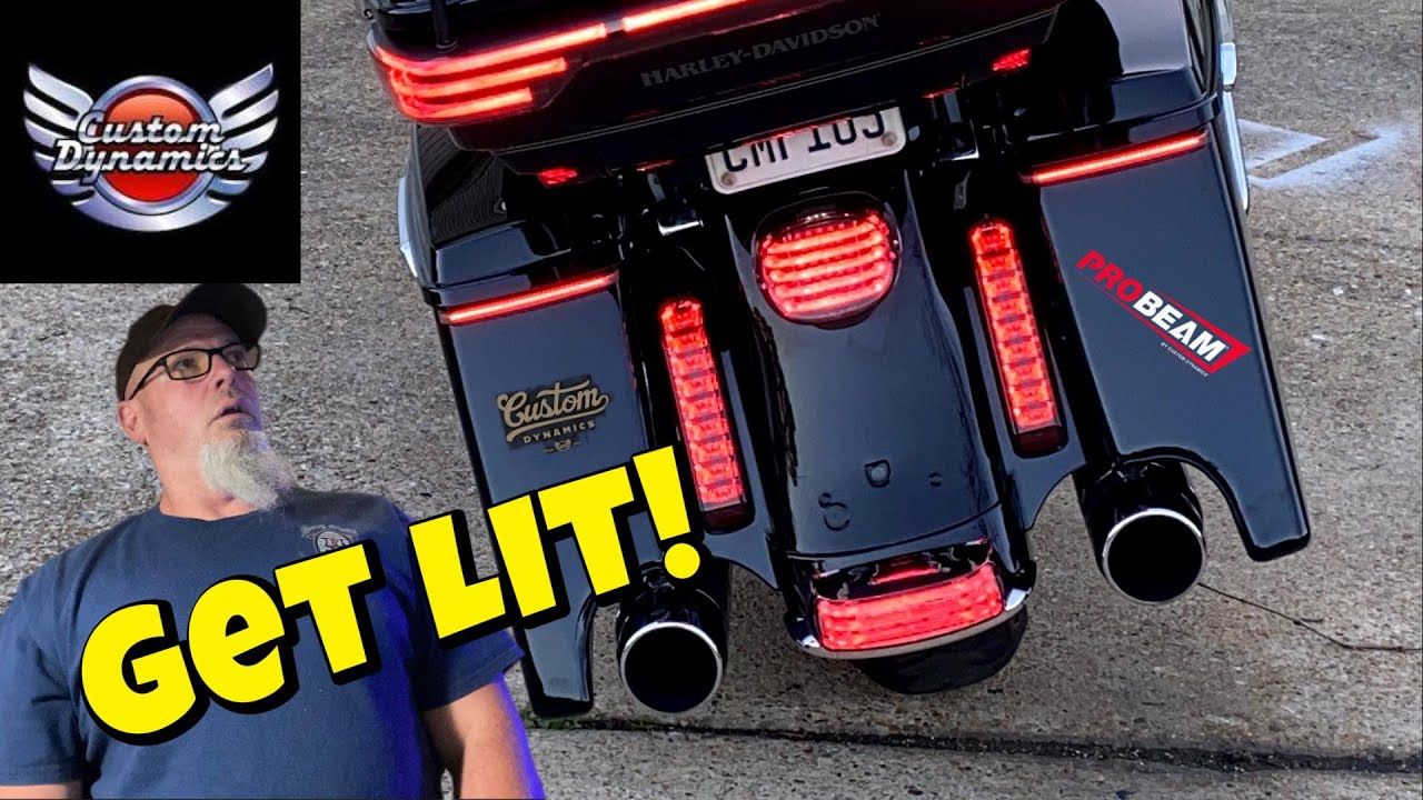 Custom Dynamics CVO Style Brake Lights | LED Upgrade for Motorcycle Safety & Style! @customdynamics