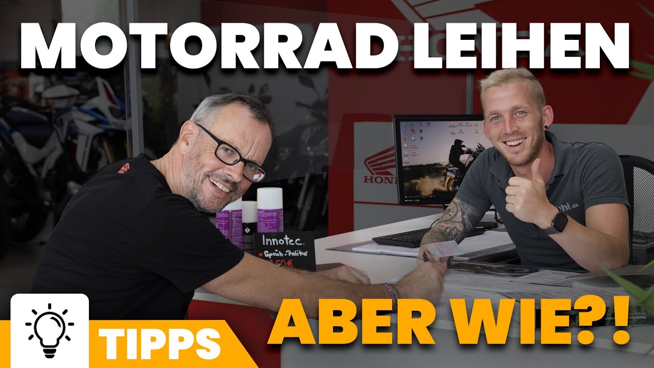 Motorrad mieten/leihen - Worauf Du auf jeden Fall achten solltest!