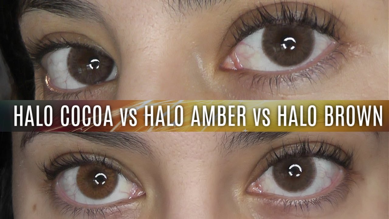 ColorCL Halo Cocoa vs Halo Brown vs Halo Amber Comparison