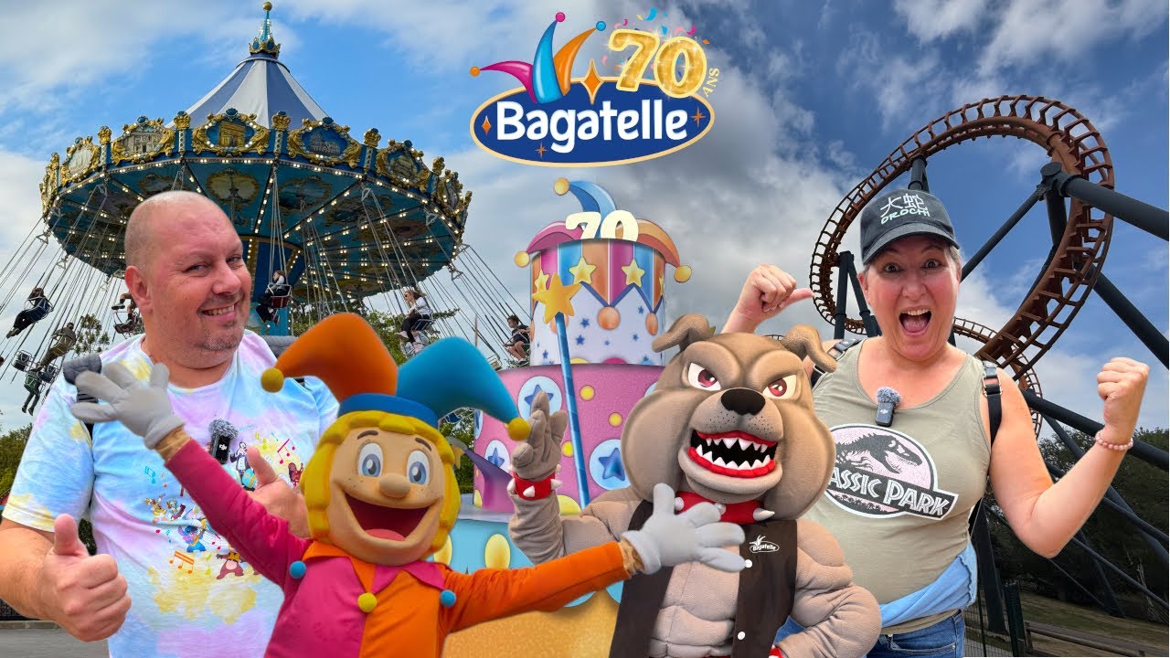 VLOG BAGATELLE SAISON 2025 POUR LES 70 ANS UNE JOURNEE SPECIALE ATTRACTIONS NOUVEAUTES