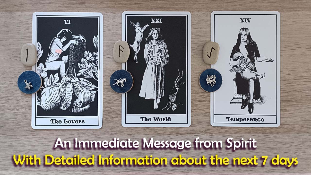 An Immediate Message from Spirit with detailed information about the next 7 days👉📩💥Pick A Card Tarot