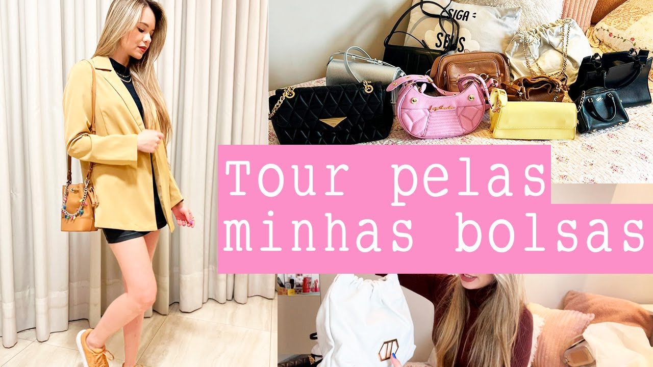 TOUR PELAS MINHAS BOLSAS 👜 mostrei todas 👛Thais Briguenti 💕