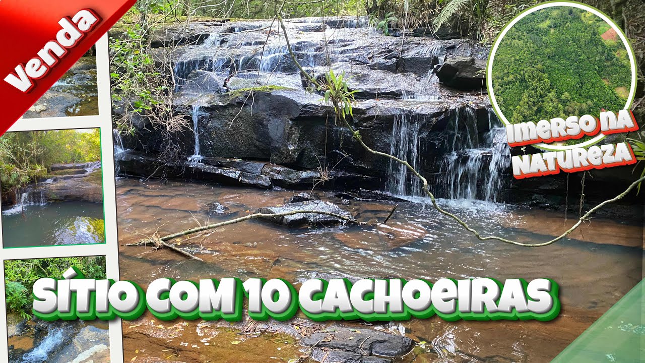 CHÁCARA com 10 CACHOEIRAS, NA BORRÚSIA em Osório-RS, imerso na NATUREZA