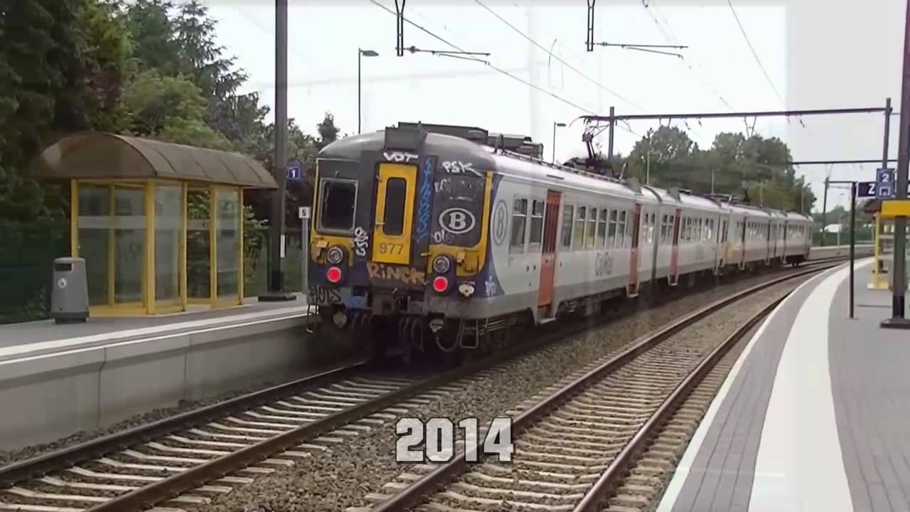 NMBS SNCB TRAINS OVER THE YEARS 2