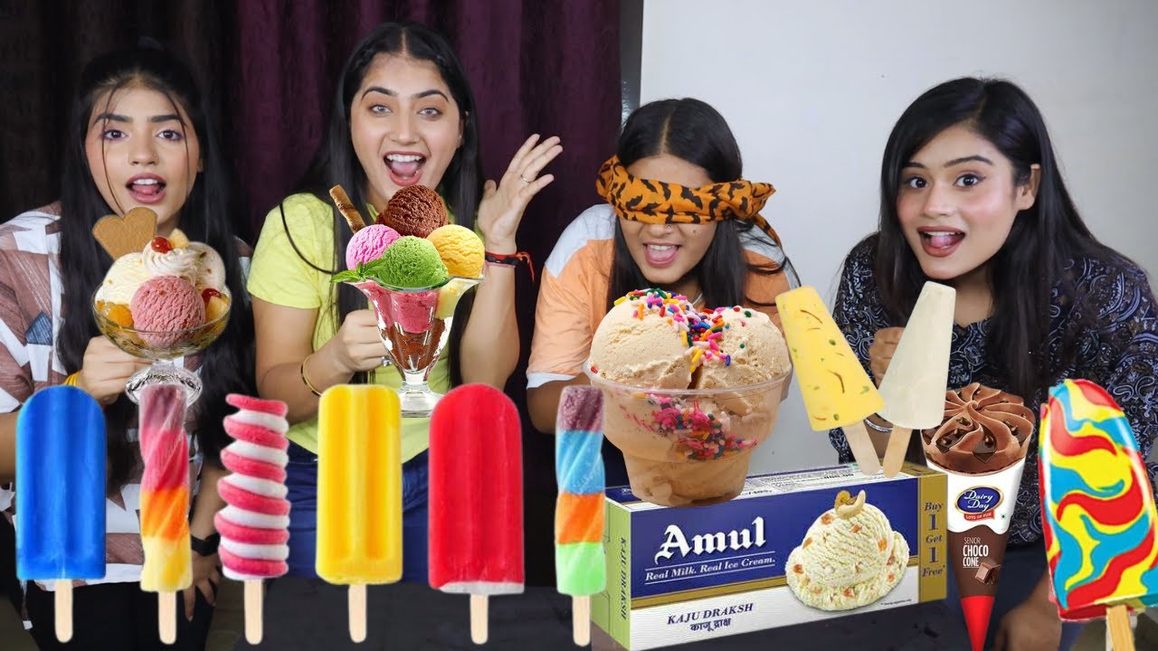 Ice Cream Challenge with @DingDongGirls | 2 Minute Ice Cream Eating Challenge
