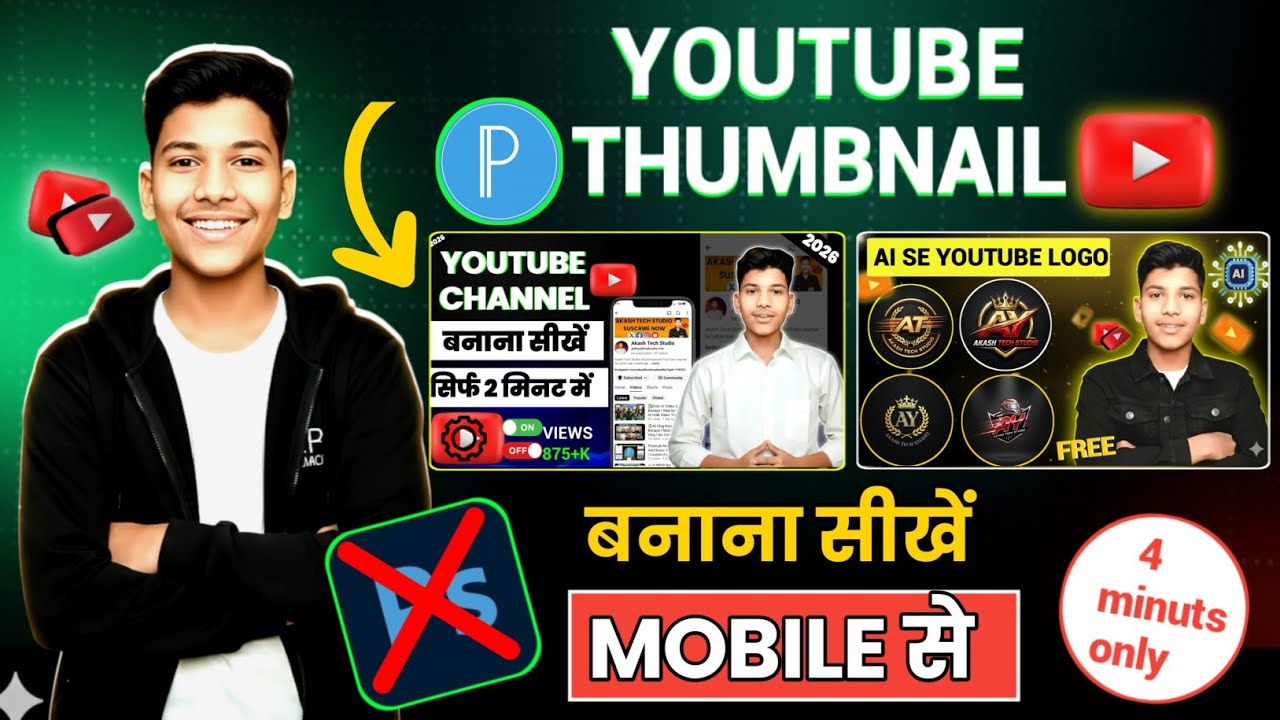 Thumbnail Kaise Banaen | Youtube Thumbnail Kaise Banaye | How to make thumbnails for youtube videos