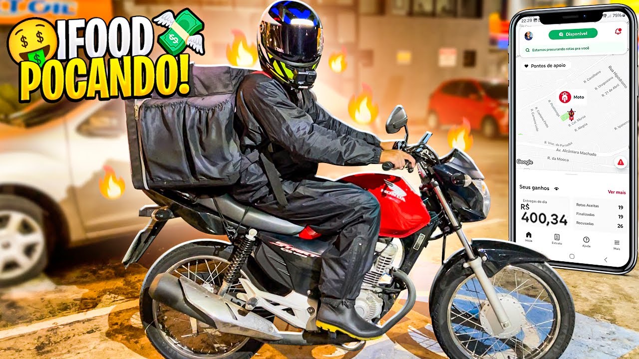 SÁBADÃO DE MUITA CHUVA NO IFOOD!! 💸🔥*olha quanto eu fiz*