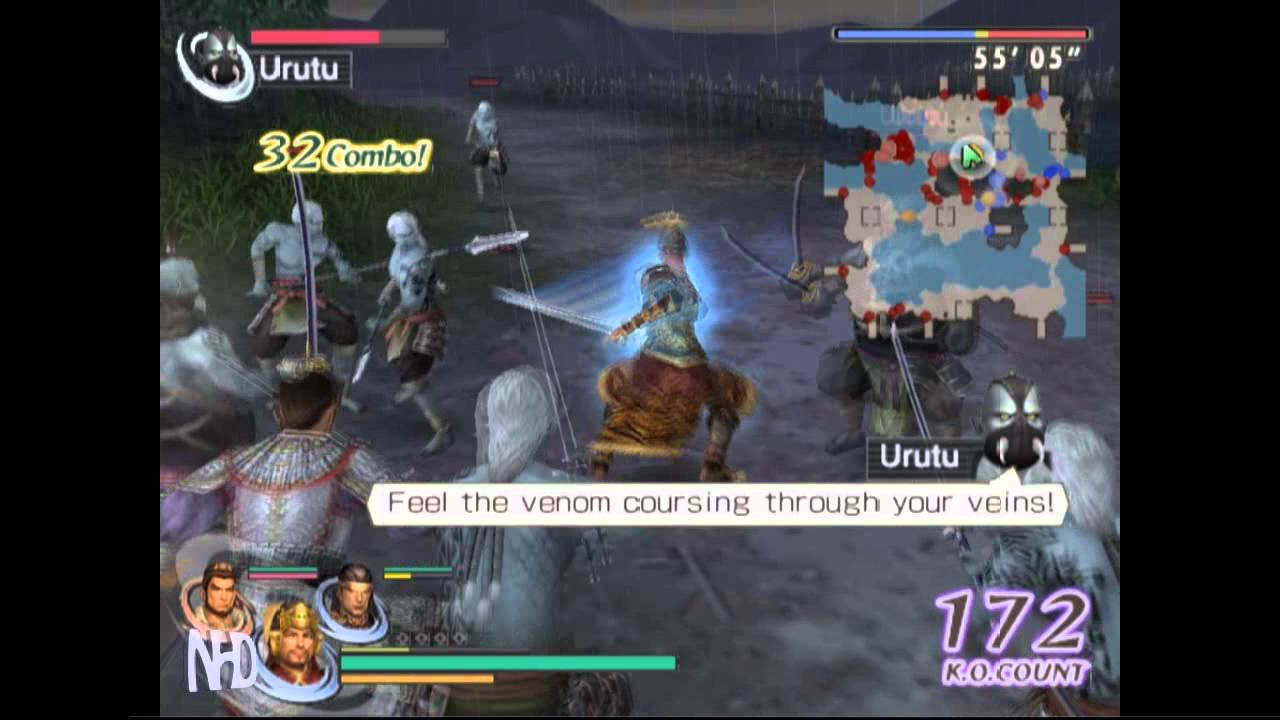 Let's Play Warriors Orochi 2 Wu(Sun Jian, Sun Quan, Zhou Tai)pt1 Battle of Ru Xu Kou