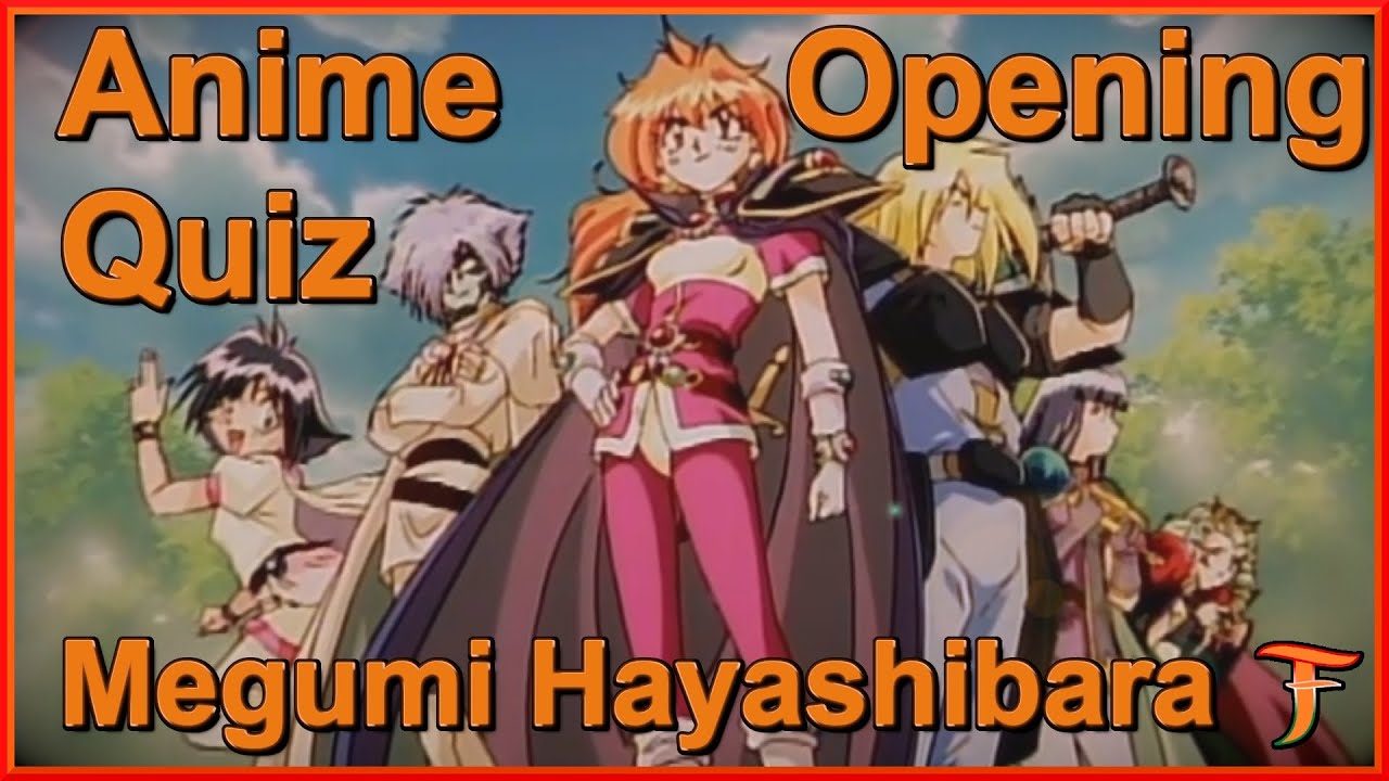 Anime Opening Quiz — Megumi Hayashibara Artist Edition (36 Openings)