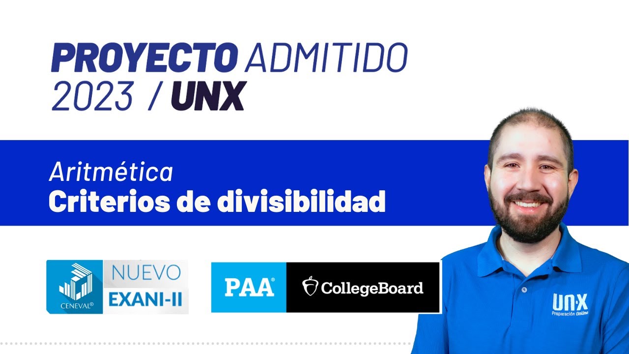 Criterios de divisibilidad - Aritmética - Examen de admisión 2023