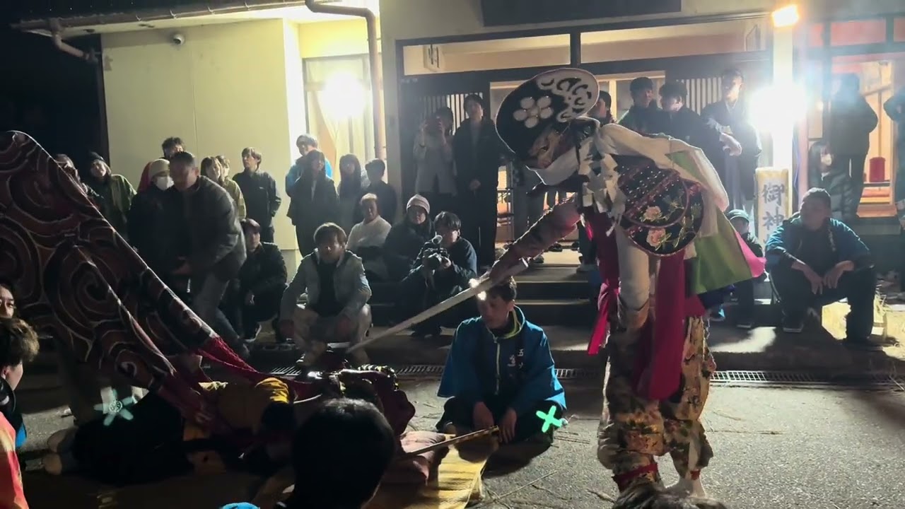 令和7年度寺飯久保獅子舞　獅子殺し