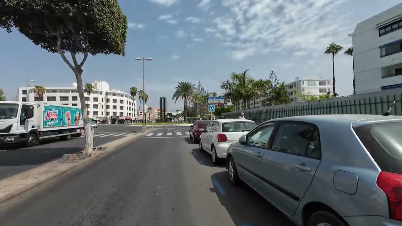 Gran Canaria  PLAYA DEL INGLÉS Hotel Biarritz to Maspalomas Faro2