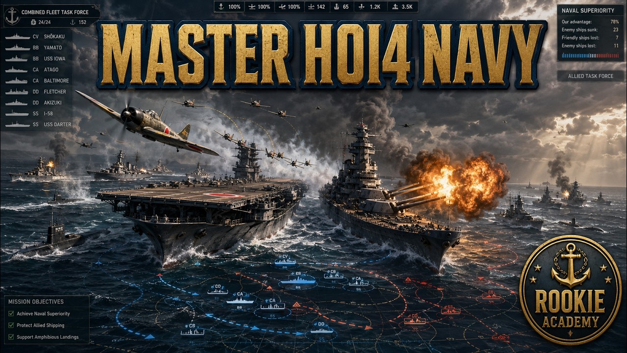 How to Navy in HOI4: The Ultimate Naval Guide & Ship Designs