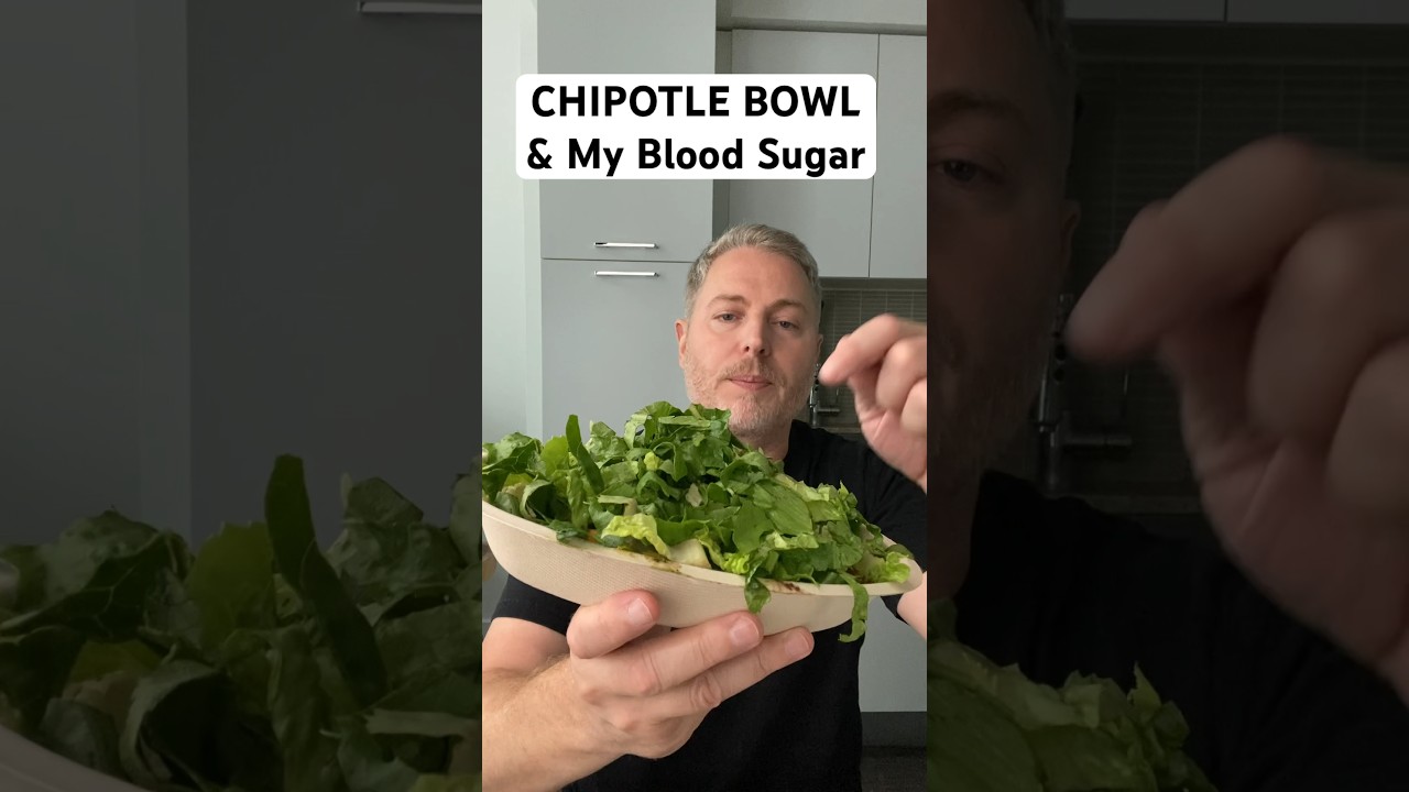 Chipotle burrito bowl and my blood sugar. #glucoselevels #bloodsugar #insulinresistance #burritobowl