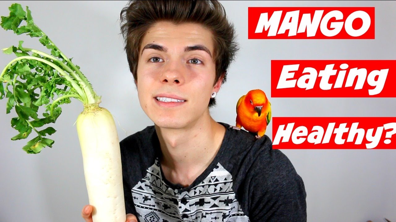 Mango Tries Healthy Food!