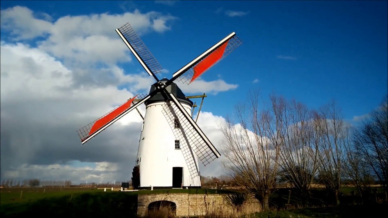 POLDERMOLEN AAN HET WERK