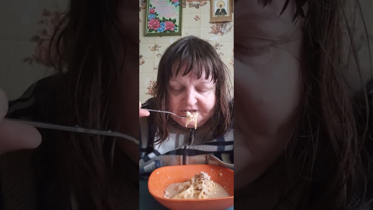 Мукбанг лапша по-флотски