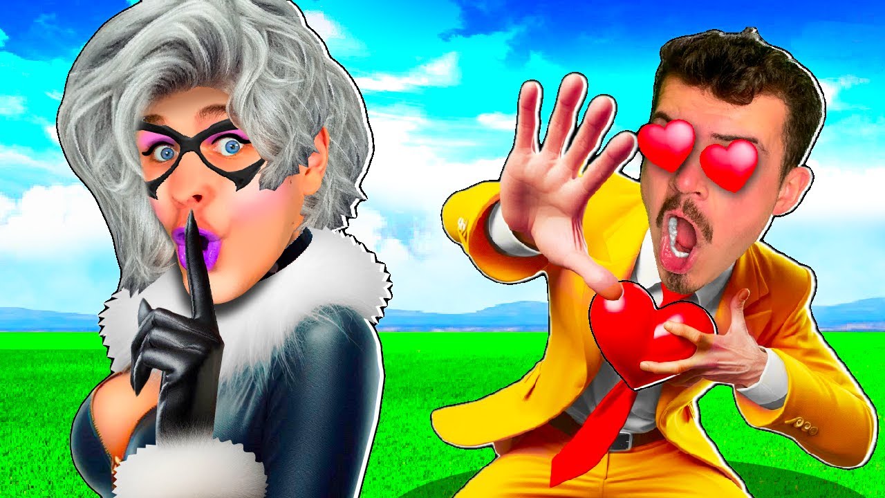 Předstírám že jsem BLACK CAT abych SBALIL Oveskase ve Fortnite!