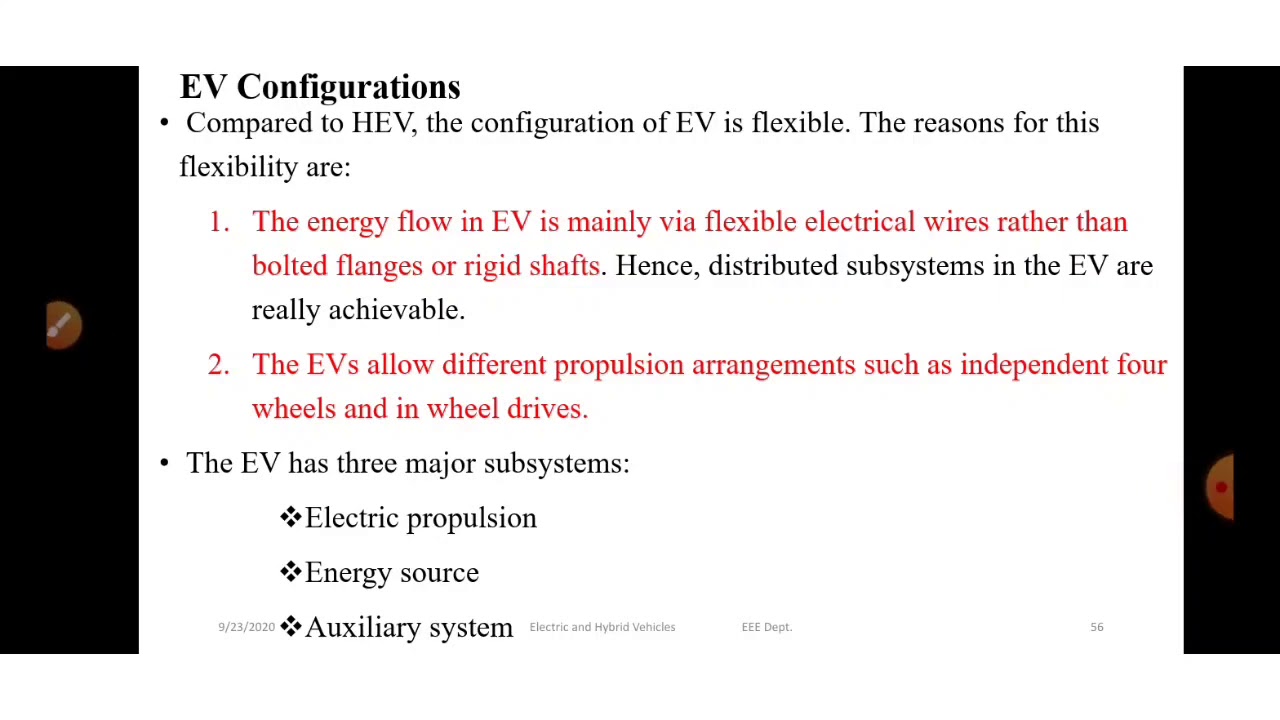 2.4 General EV configuration & based on drive-train