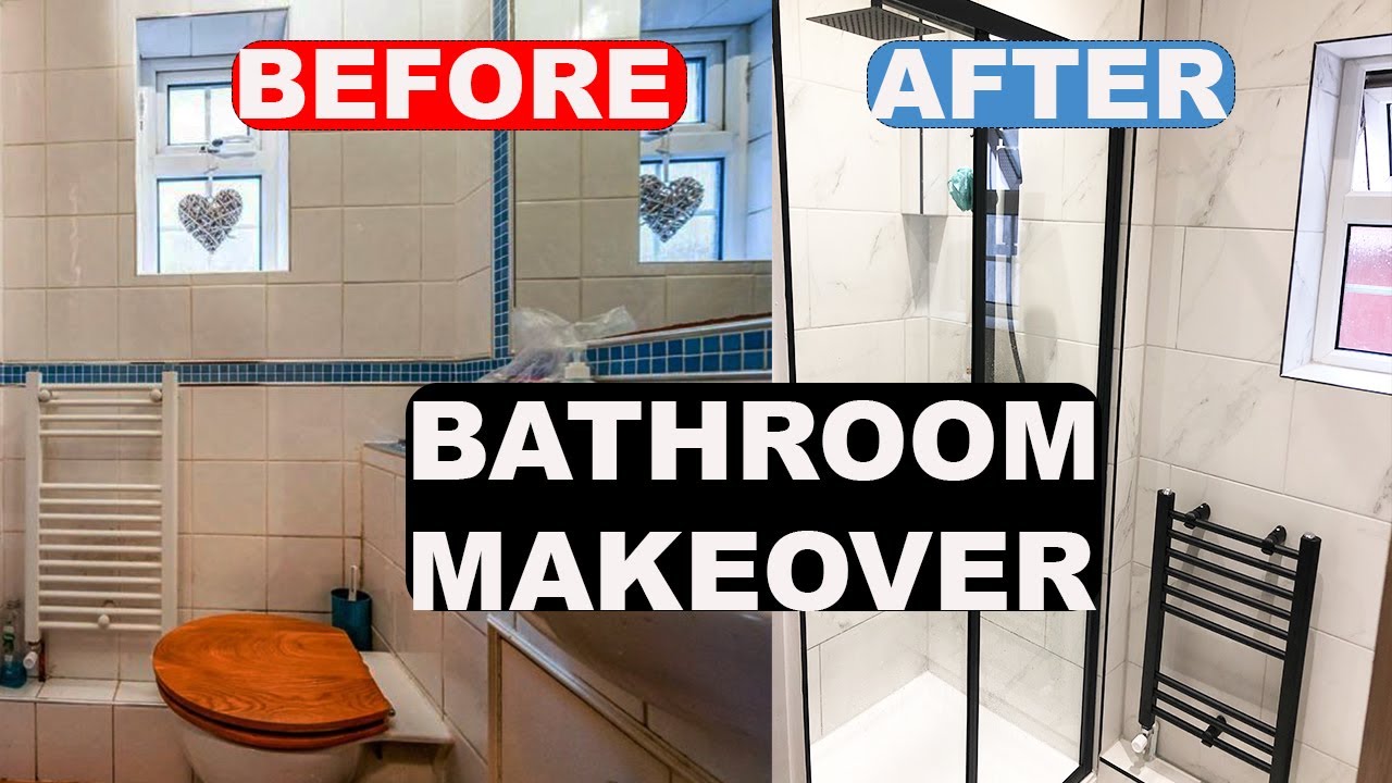 BATHROOM MAKEOVER  | BEFORE AND AFTER | Renovation Vlog