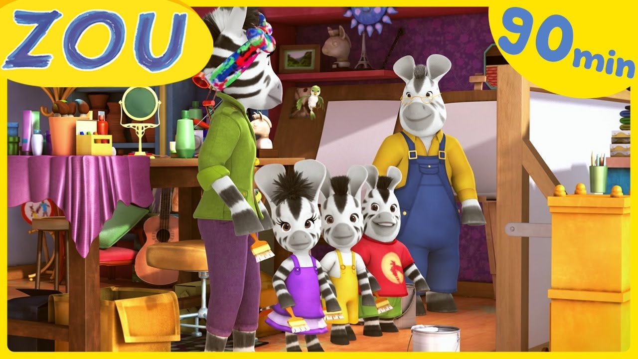 Zou’s schoolavonturen! 🎒 Van camouflage tot kometen!| ZOU in het Nederlands 🦓