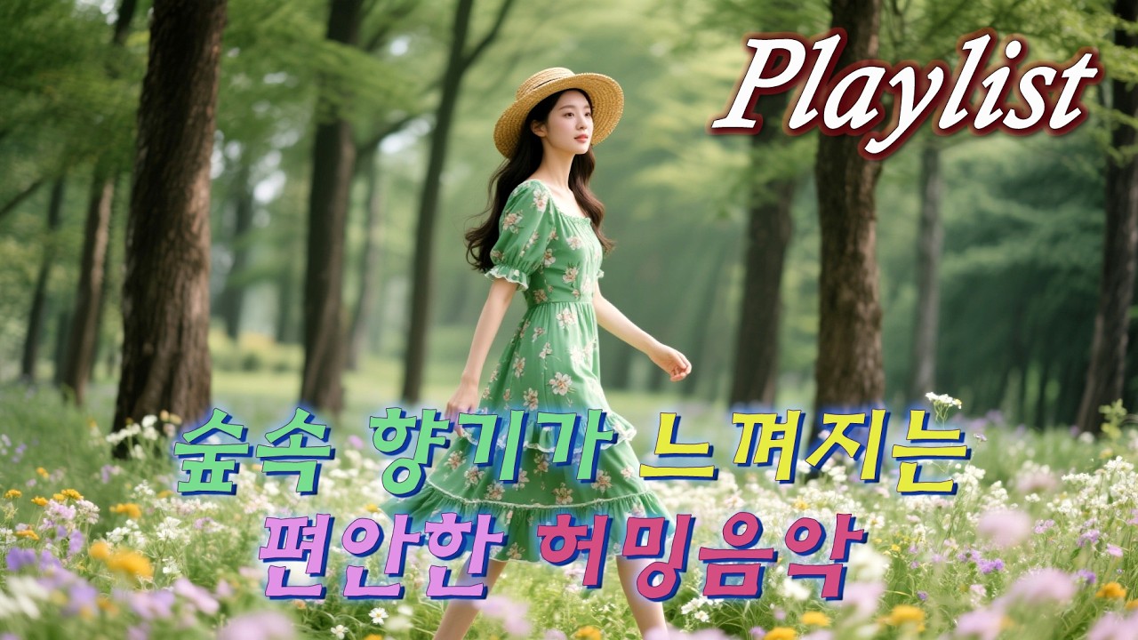 [Cafe 𝐏𝐥𝐚𝐲𝐥𝐢𝐬𝐭 - Humming Song] 숲속 향기가 느껴지는 편안한 허밍 음악ㅣ잠들기 전에 들으면 좋은 수면 음악 - 들으면 5분 안에 잠이 옵니다~