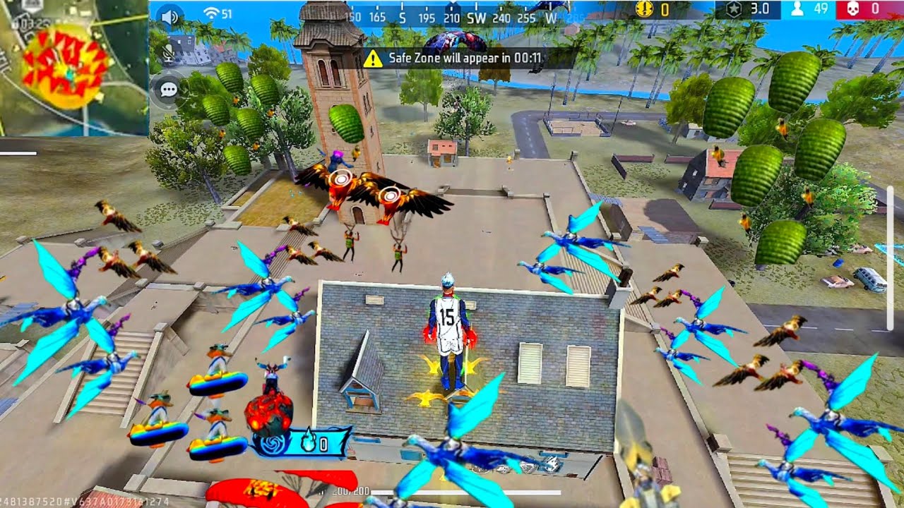 24 Kill 💪99%Headshot🎯 Rate⚡| Solo Vs Squad Full Gameplay | Mobile📱 Free Fire Max 