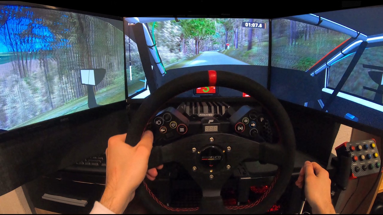RBR Rally is brutal! - Triple Screen POV