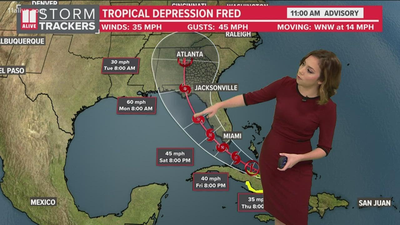 Tropical Storm Fred | A look at the track