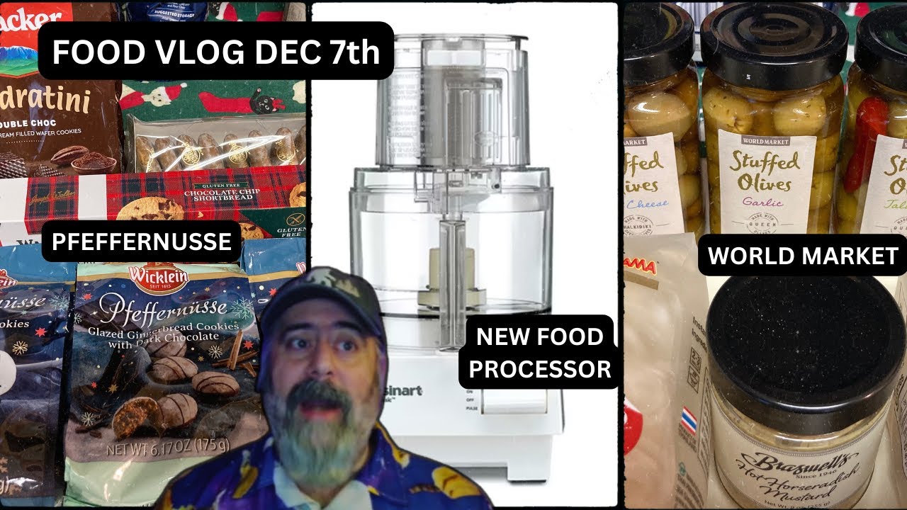 FOOD VLOG - HAPPY HOLIDAYS! | IMPORTED HOLIDAY FOODS | NEW CUISINART!!