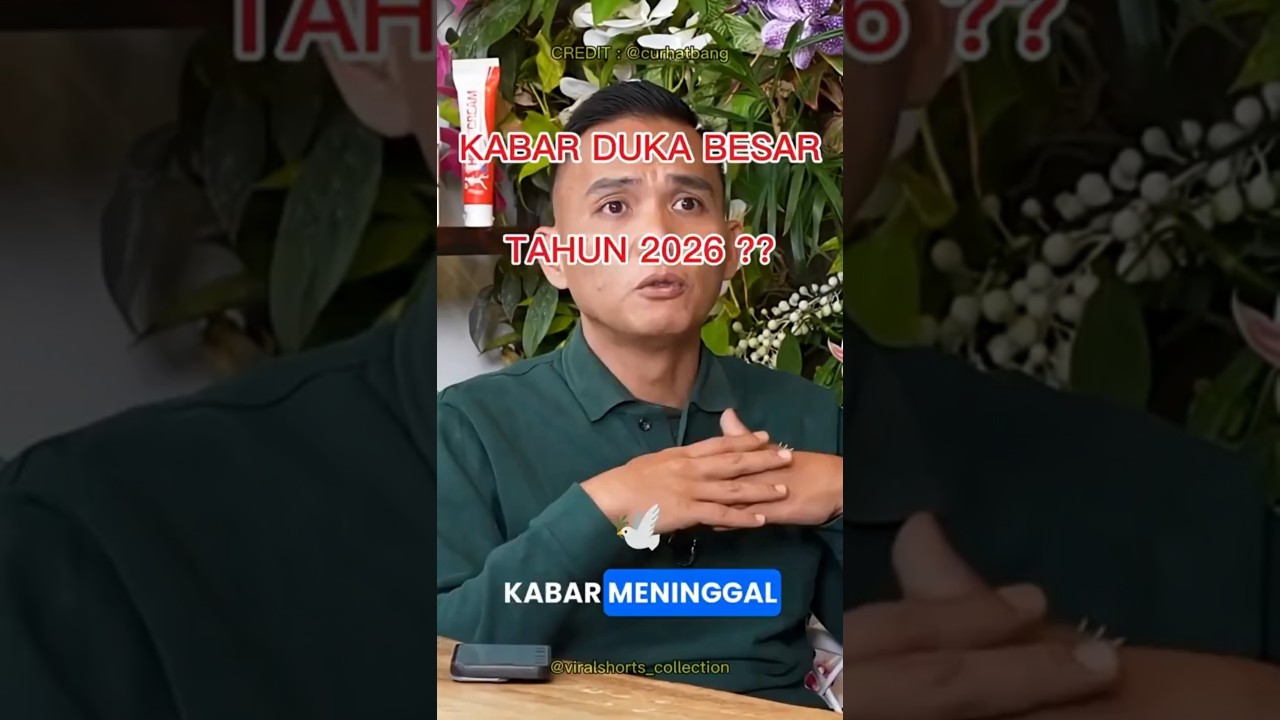 RAMALAN KEDUKAAN BESAR DI TAHUN 2026 ?! ☹️ #hardgumay #dennysumargo #curhatbang #ramalan