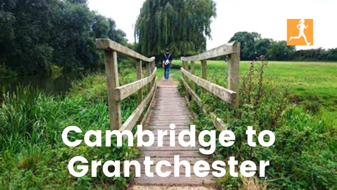 20 minute Cambridge to Grantchester | Virtual River Run / Walk ASMR | Treadmill Workout Scenery