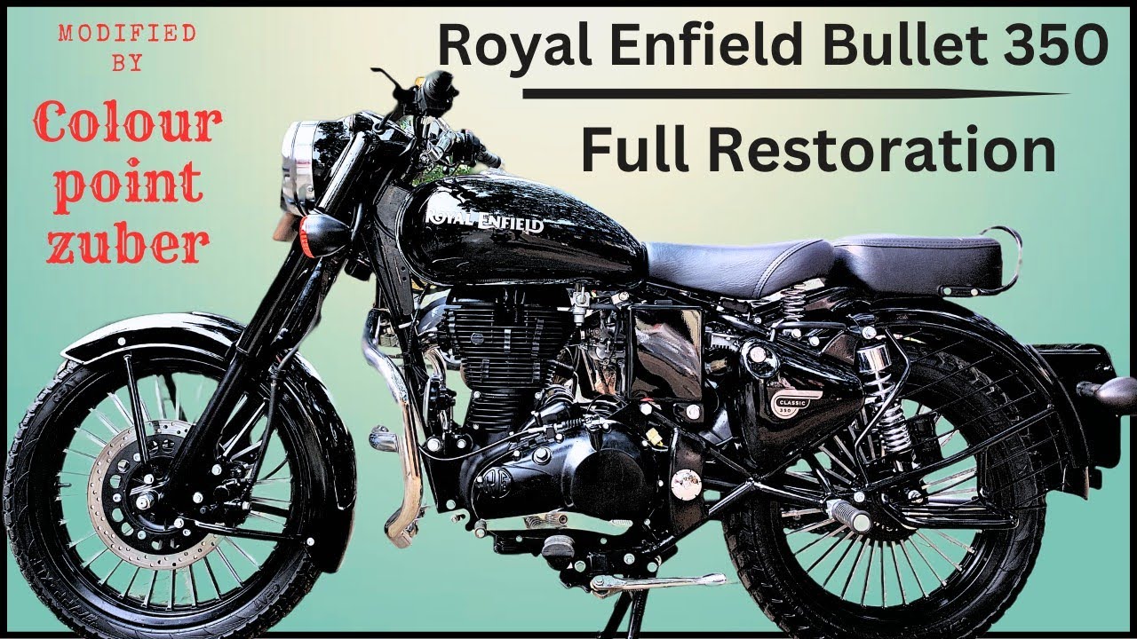 Royal Enfield full  Restoration | Bullet Modified|bullet paint restoration