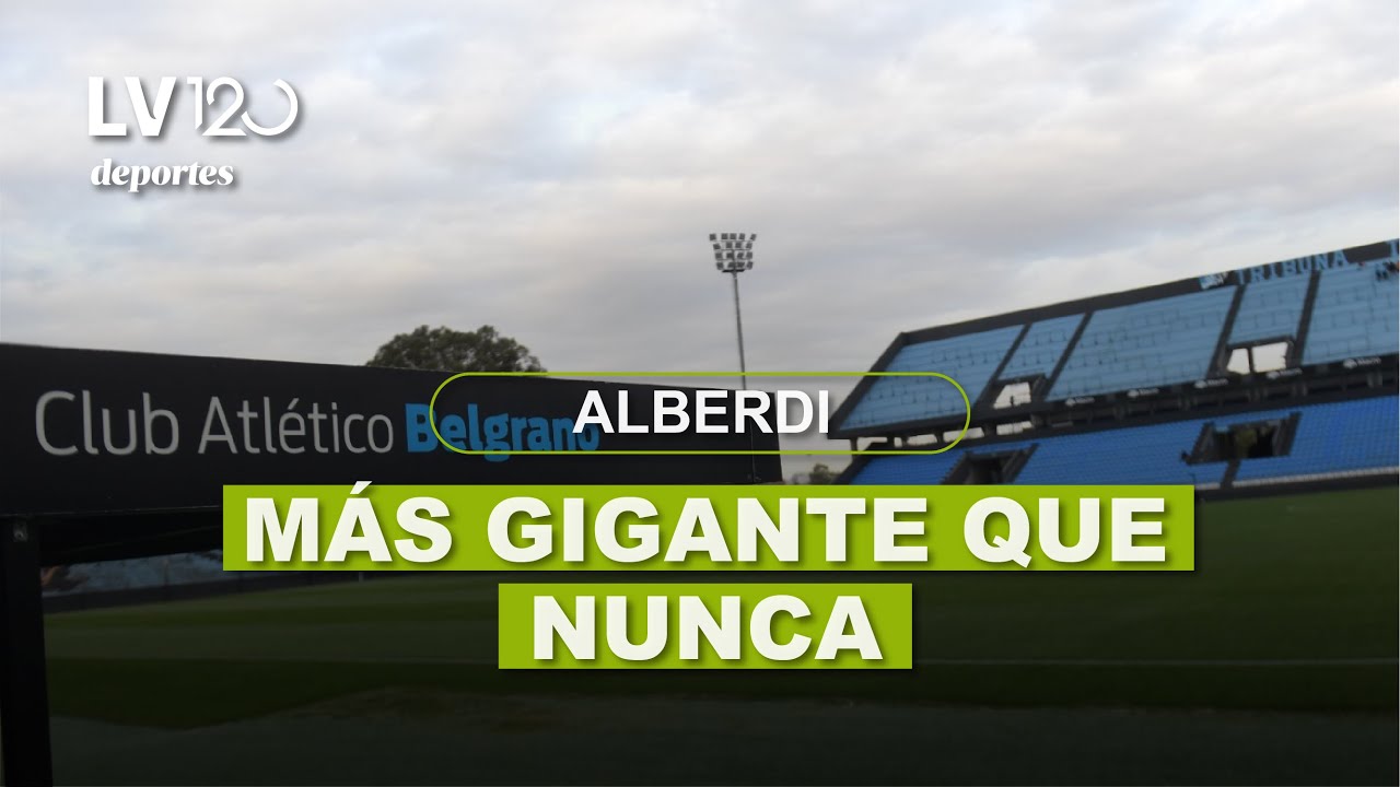 Alberdi, más Gigante que nunca: recorrido por las obras el estadio de Belgrano