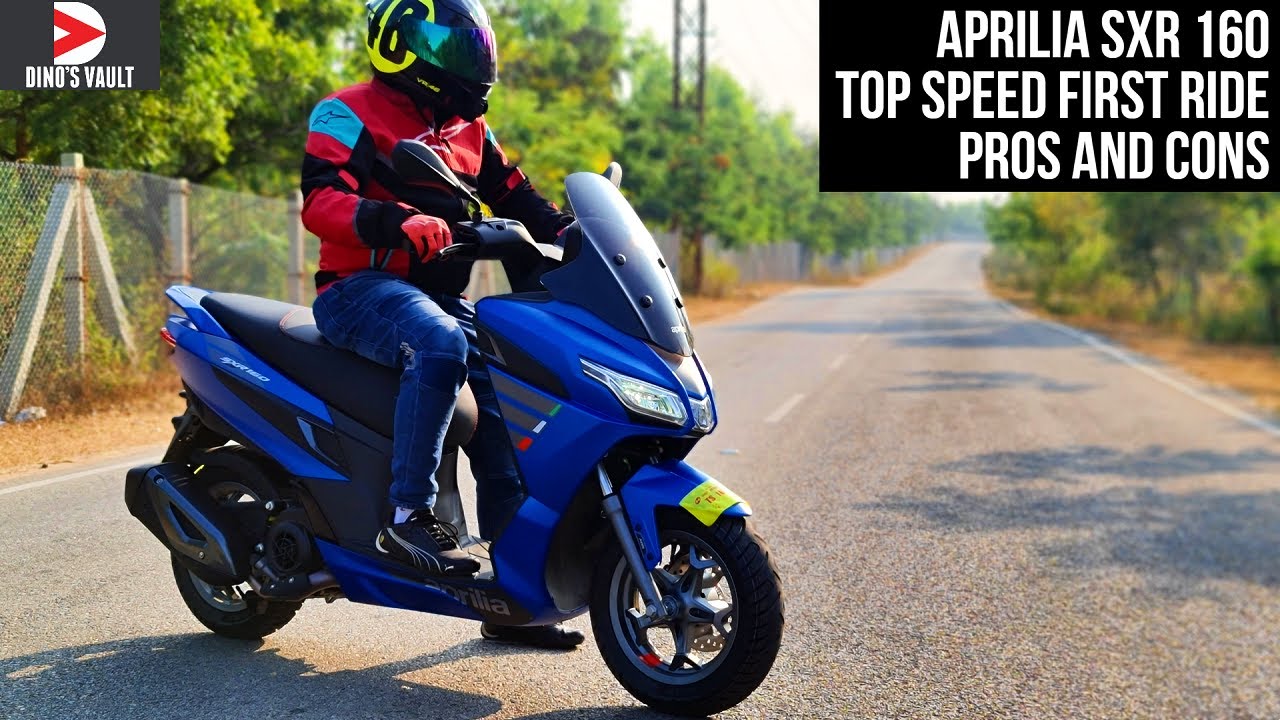 Aprilia SXR 160 Top Speed First Ride Review Pros & Cons #ScooterFest