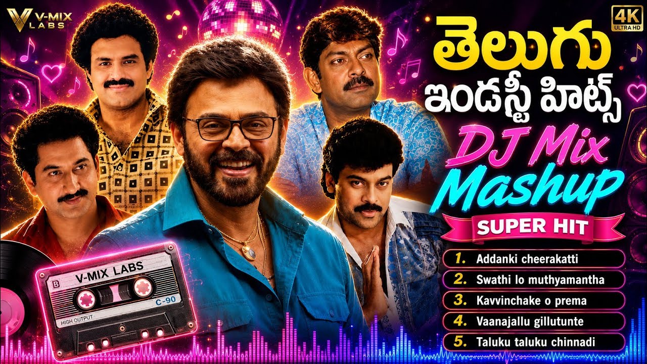 Telugu Industry Hits DJ | Super Hit Old Songs Remix | Addanki Cheerakatti | Swathi Lo Muthyamantha